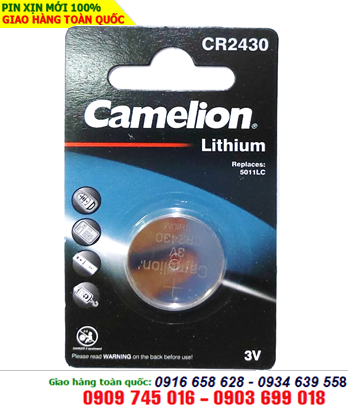 Camelion CR2430 ; Pin 3v lithium Camelion CR2430 